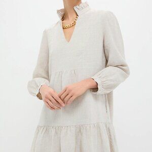 🤍Tuckernuck Palmerston Dress - Stone Linen - Size L - NWT🤍